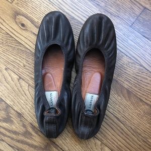Lavin brown ballet flats size 37